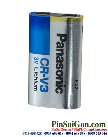 Pin Panasonic CR-V3; Pin 3v Lithium Panasonic CR-V3 (3300mAh) chính hãng (Loại 1 viên)